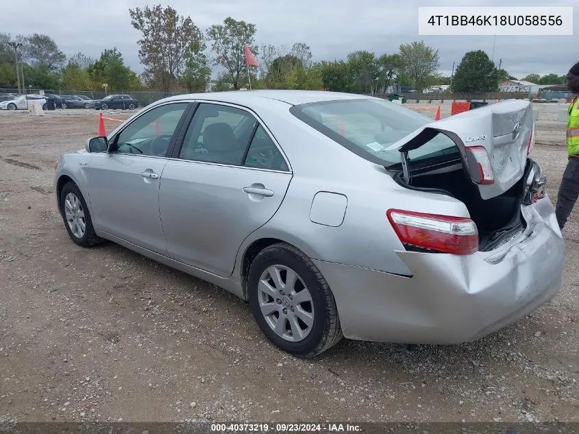 4T1BB46K18U058556 2008 Toyota Camry Hybrid