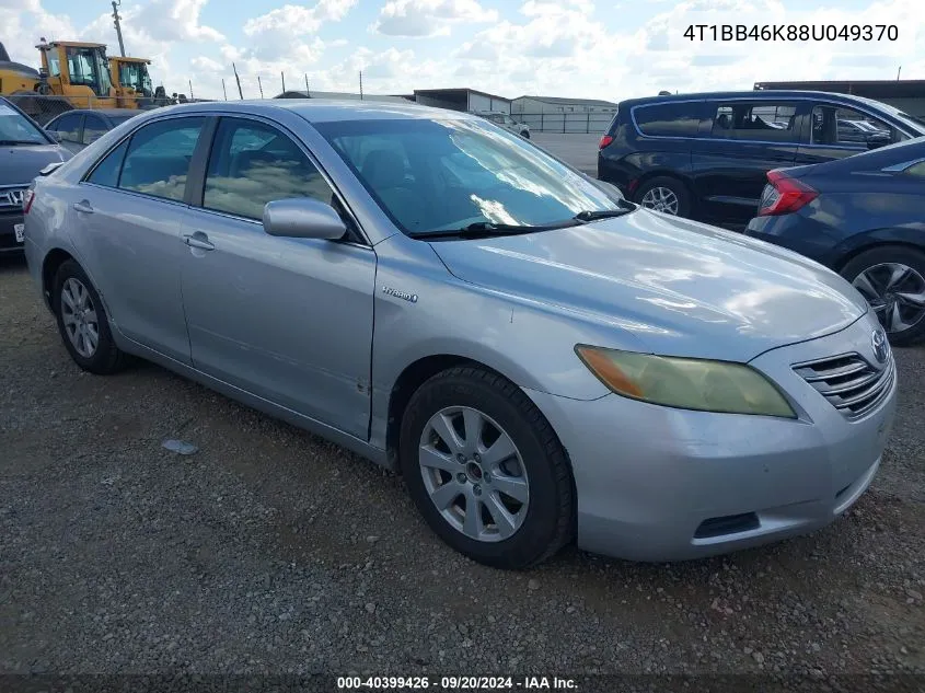 2008 Toyota Camry Hybrid VIN: 4T1BB46K88U049370 Lot: 40399426