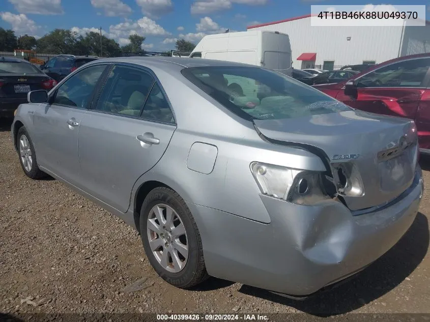 2008 Toyota Camry Hybrid VIN: 4T1BB46K88U049370 Lot: 40399426