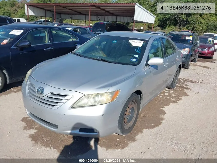 2008 Toyota Camry Le VIN: 4T1BE46K88U251276 Lot: 40400844