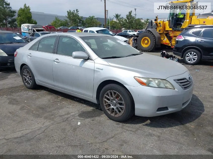 JTNBB46K583048537 2008 Toyota Camry Hybrid