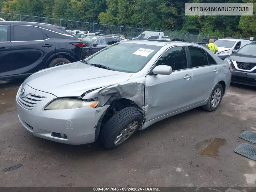 2008 Toyota Camry Le/Xle/Se VIN: 4T1BK46K68U072338 Lot: 40417045