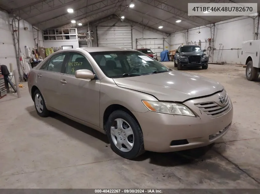 4T1BE46K48U782670 2008 Toyota Camry Le