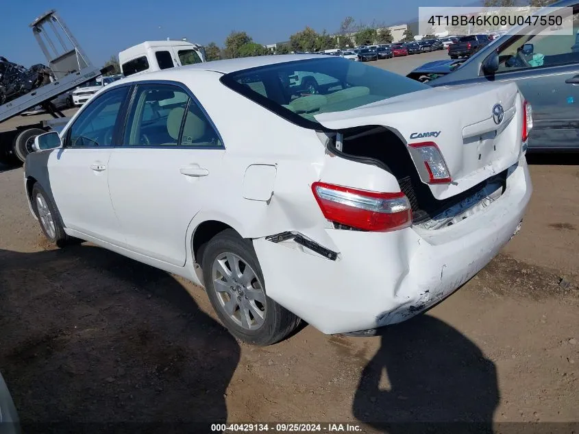 4T1BB46K08U047550 2008 Toyota Camry Hybrid