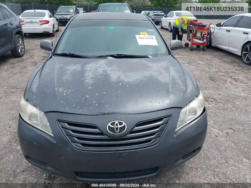 2008 Toyota Camry Le VIN: 4T1BE46K18U235338 Lot: 40438598