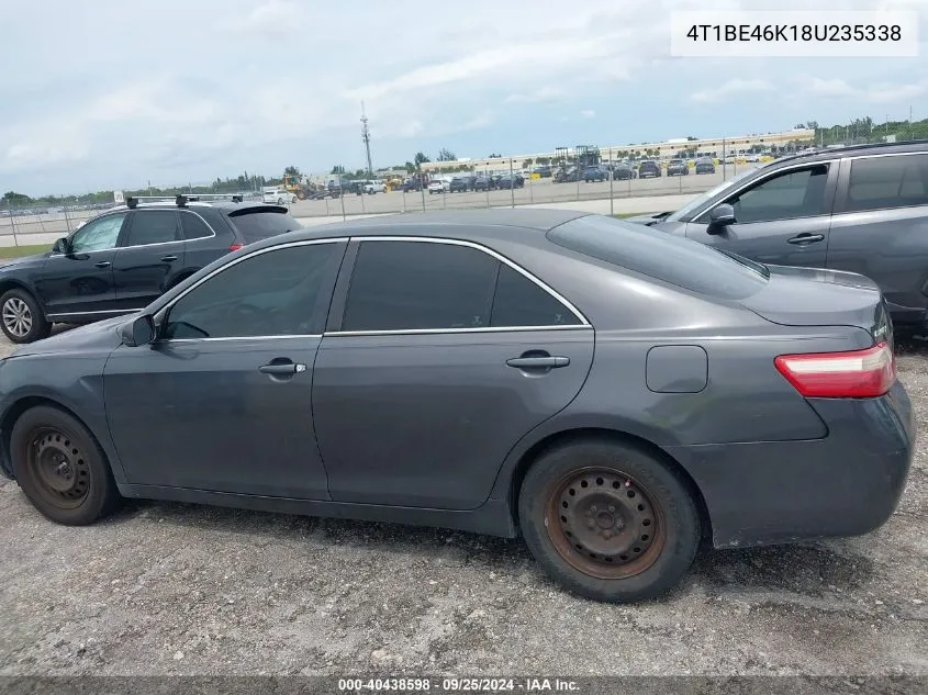 4T1BE46K18U235338 2008 Toyota Camry Le