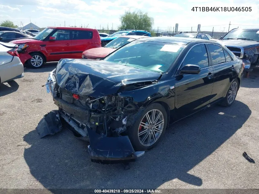 2008 Toyota Camry Hybrid VIN: 4T1BB46K18U046505 Lot: 40439218