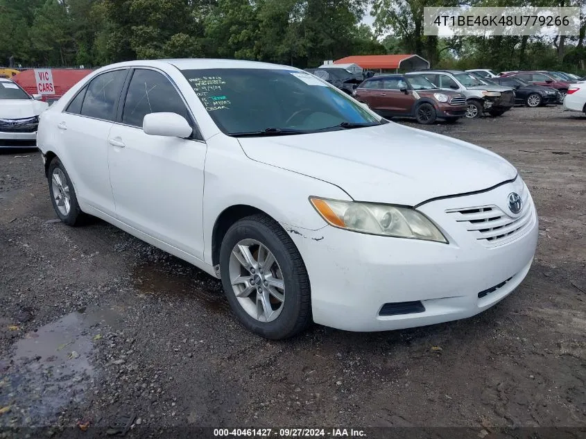 2008 Toyota Camry Le VIN: 4T1BE46K48U779266 Lot: 40461427