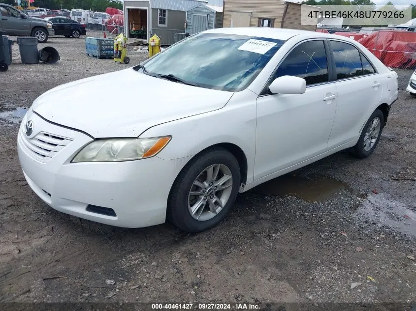 2008 Toyota Camry Le VIN: 4T1BE46K48U779266 Lot: 40461427