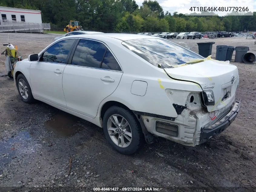 4T1BE46K48U779266 2008 Toyota Camry Le