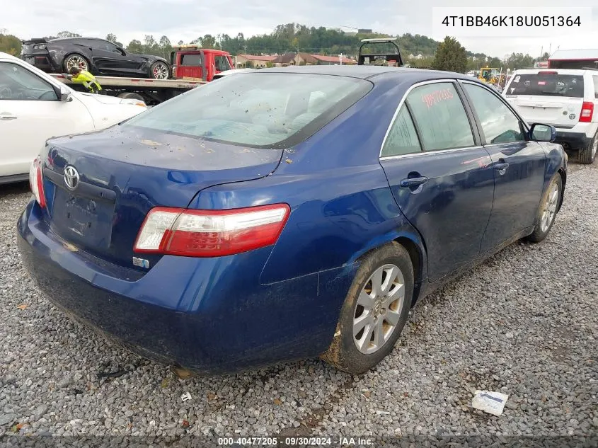 4T1BB46K18U051364 2008 Toyota Camry Hybrid