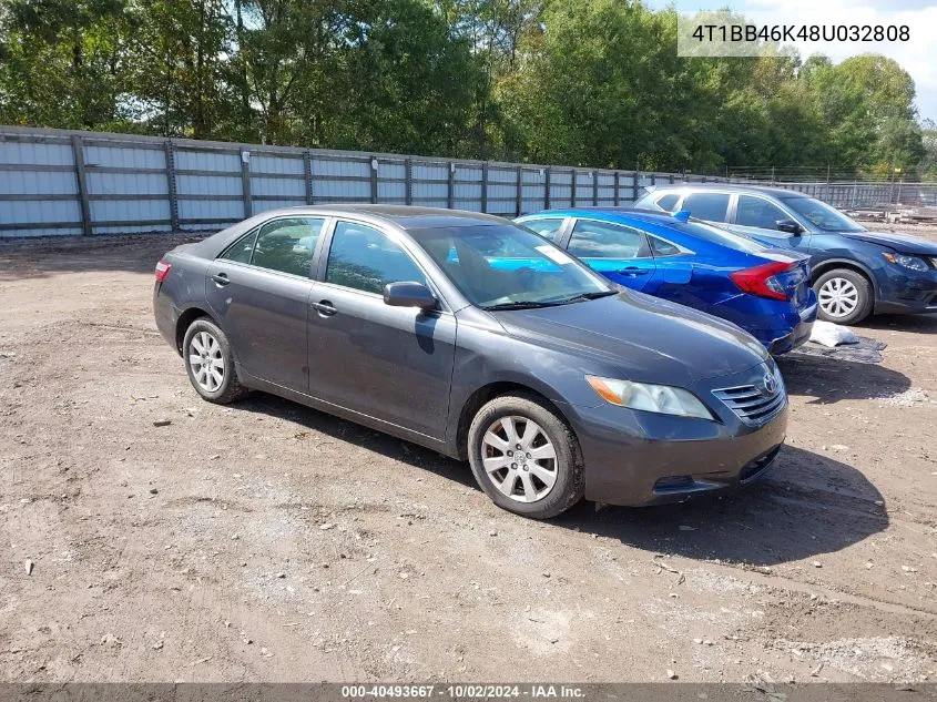 2008 Toyota Camry Hybrid VIN: 4T1BB46K48U032808 Lot: 40493667