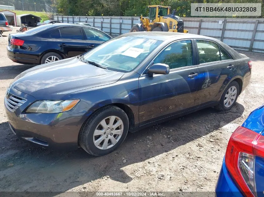 2008 Toyota Camry Hybrid VIN: 4T1BB46K48U032808 Lot: 40493667