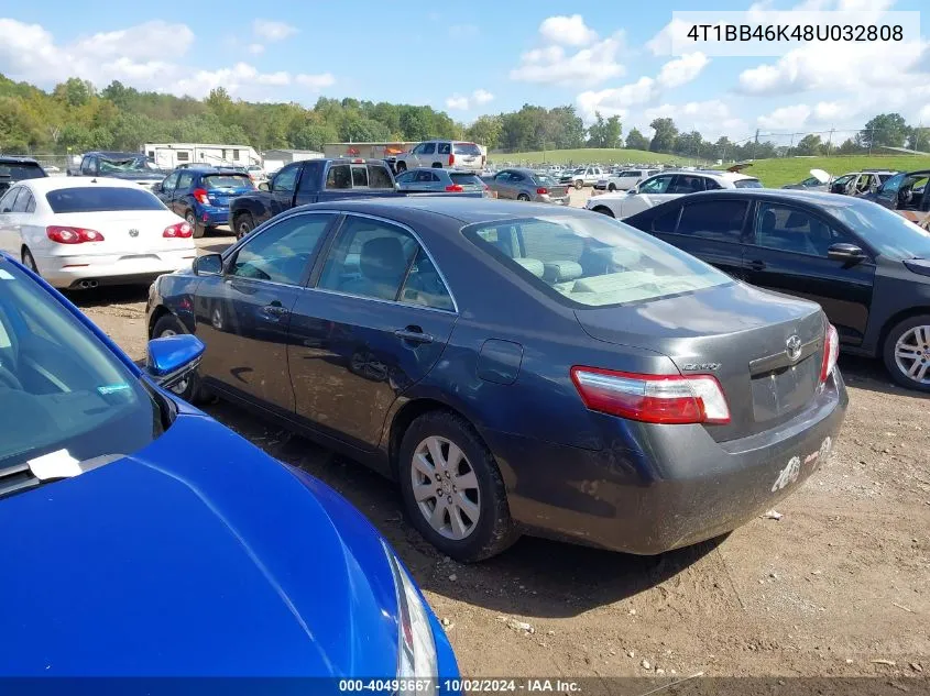 2008 Toyota Camry Hybrid VIN: 4T1BB46K48U032808 Lot: 40493667