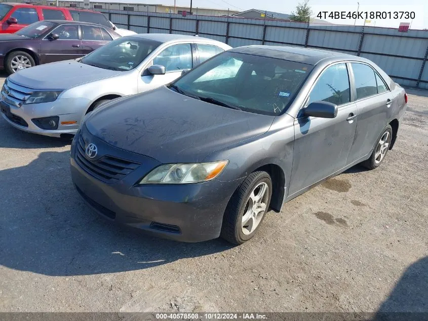 2008 Toyota Camry Le VIN: 4T4BE46K18R013730 Lot: 40578508