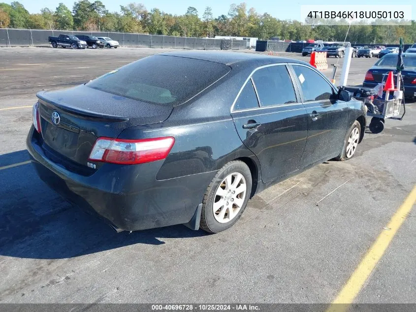 2008 Toyota Camry Hybrid VIN: 4T1BB46K18U050103 Lot: 40696728