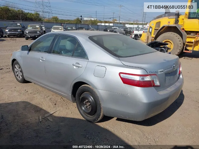 2008 Toyota Camry Hybrid VIN: 4T1BB46K68U055183 Lot: 40722400