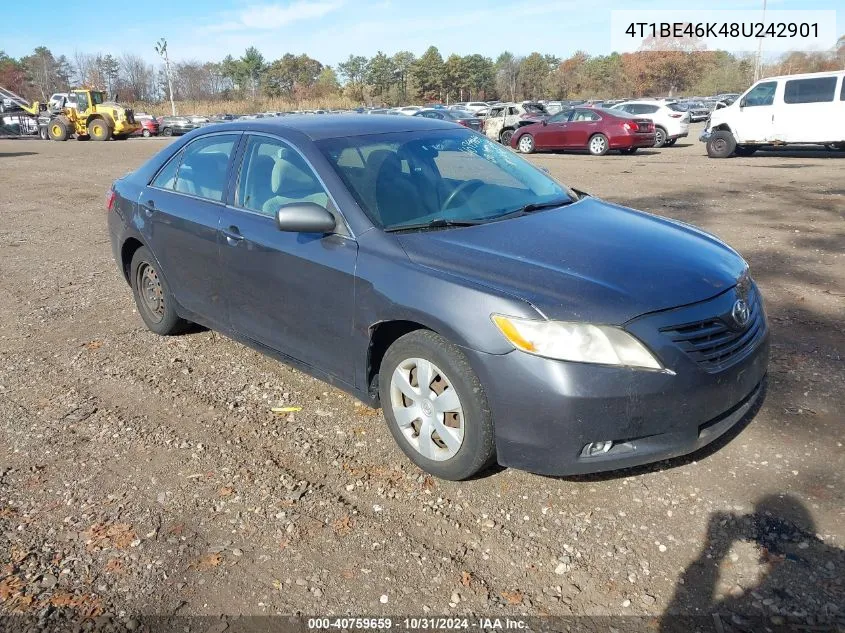 2008 Toyota Camry Le VIN: 4T1BE46K48U242901 Lot: 40759659