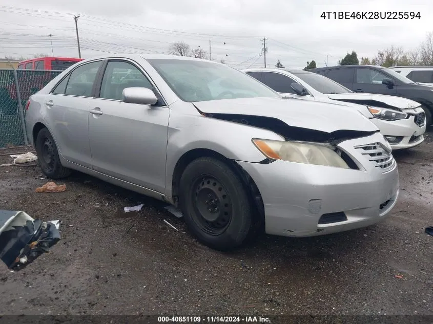 2008 Toyota Camry Le VIN: 4T1BE46K28U225594 Lot: 40851109