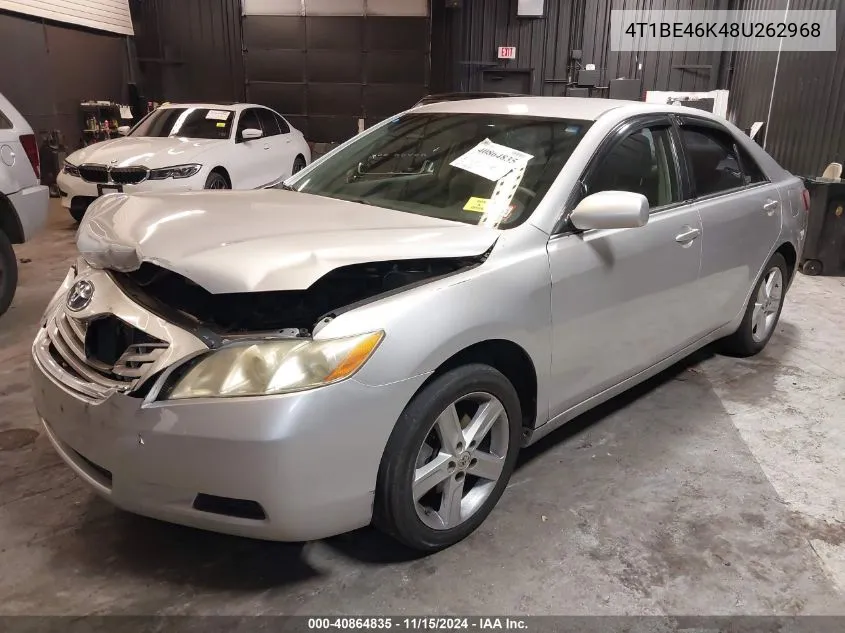 2008 Toyota Camry Le VIN: 4T1BE46K48U262968 Lot: 40864835