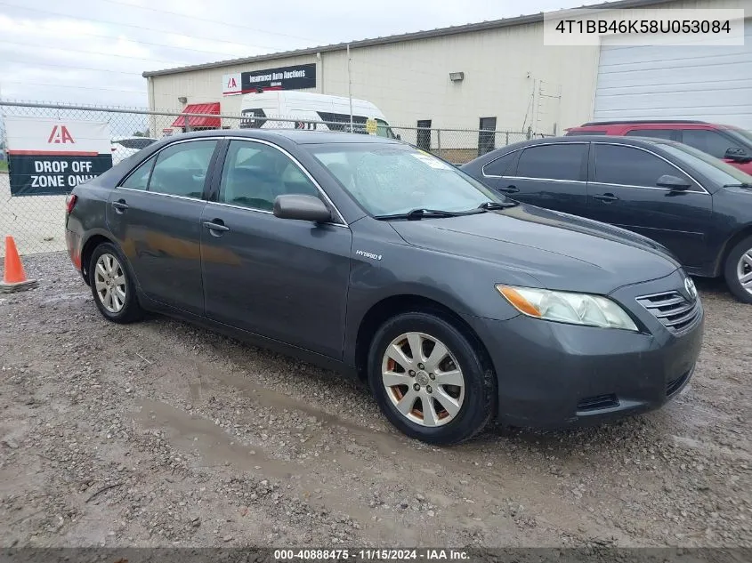 2008 Toyota Camry Hybrid VIN: 4T1BB46K58U053084 Lot: 40888475