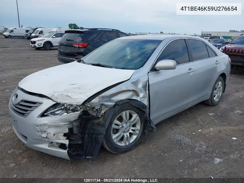 2009 Toyota Camry Le VIN: 4T1BE46K59U276654 Lot: 12011734