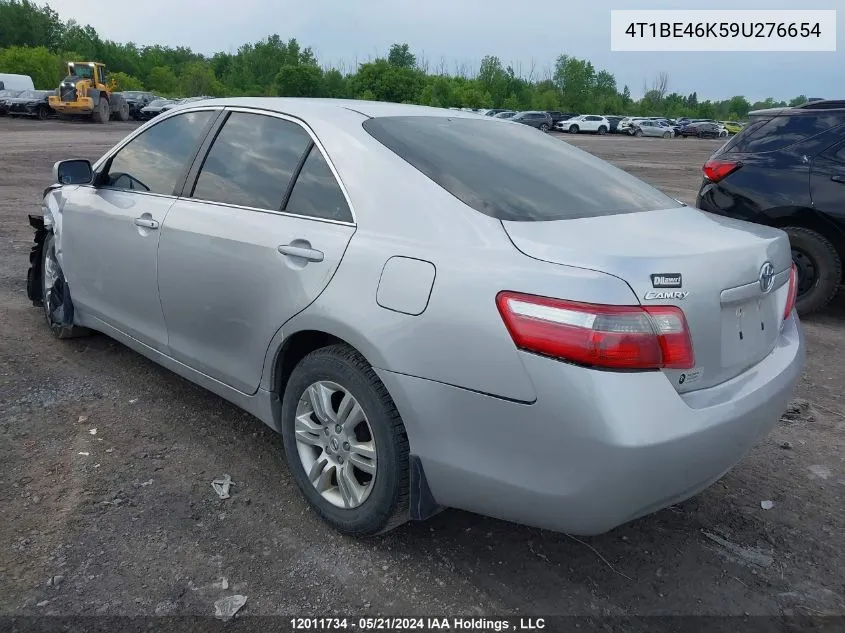 2009 Toyota Camry Le VIN: 4T1BE46K59U276654 Lot: 12011734