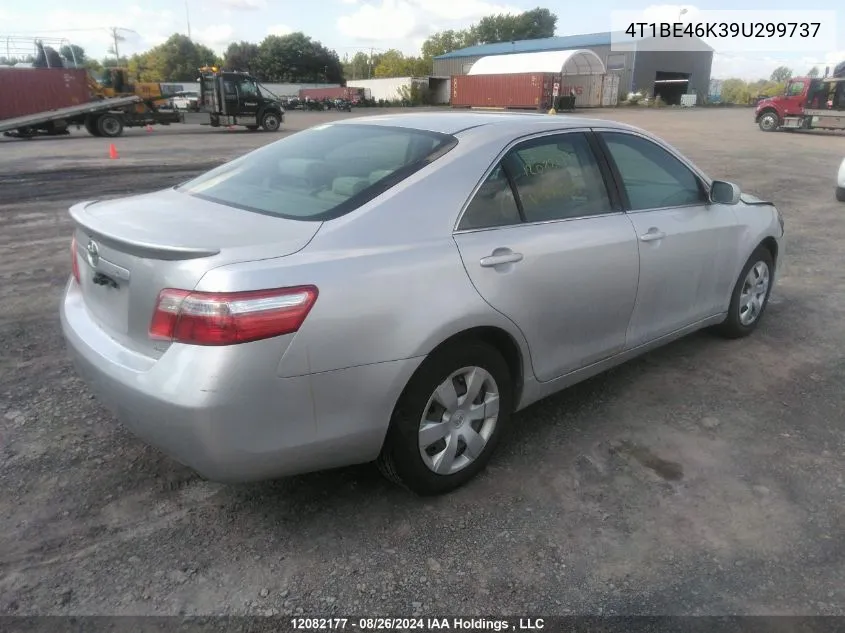 2009 Toyota Camry Le VIN: 4T1BE46K39U299737 Lot: 12082177