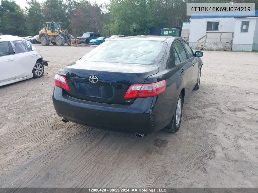 2009 Toyota Camry Se/Le/Xle VIN: 4T1BK46K69U074219 Lot: 12086420