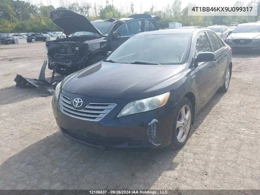 2009 Toyota Camry Hybrid VIN: 4T1BB46KX9U099317 Lot: 12106837