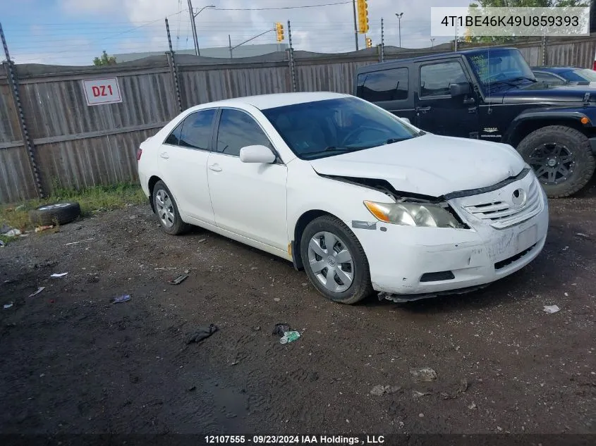 4T1BE46K49U859393 2009 Toyota Camry Le