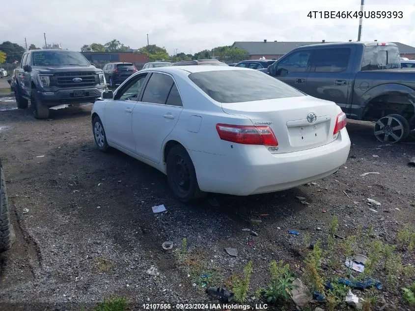 4T1BE46K49U859393 2009 Toyota Camry Le