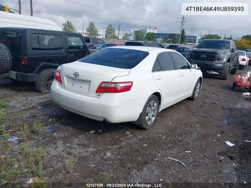 4T1BE46K49U859393 2009 Toyota Camry Le