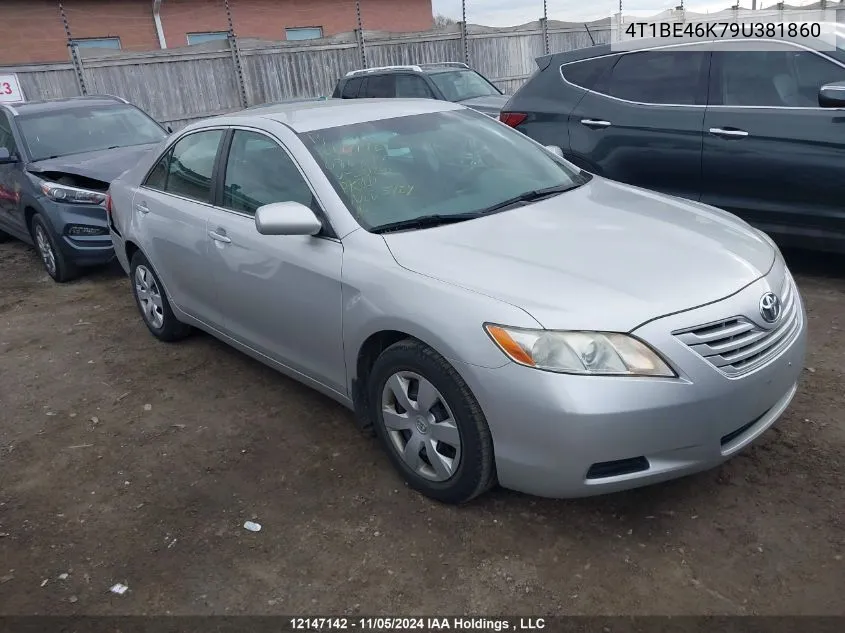 2009 Toyota Camry Se/Le/Xle VIN: 4T1BE46K79U381860 Lot: 12147142