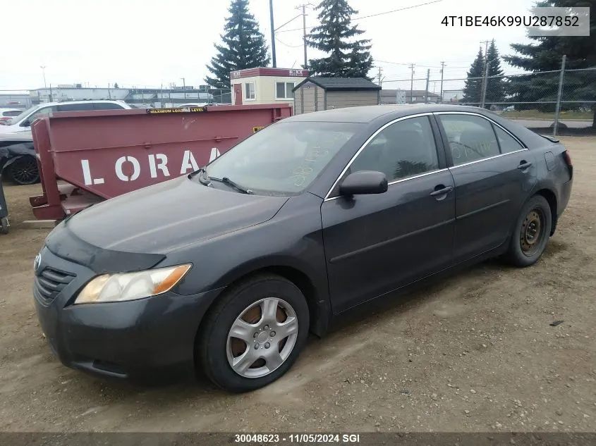 2009 Toyota Camry Se/Le/Xle VIN: 4T1BE46K99U287852 Lot: 30048623