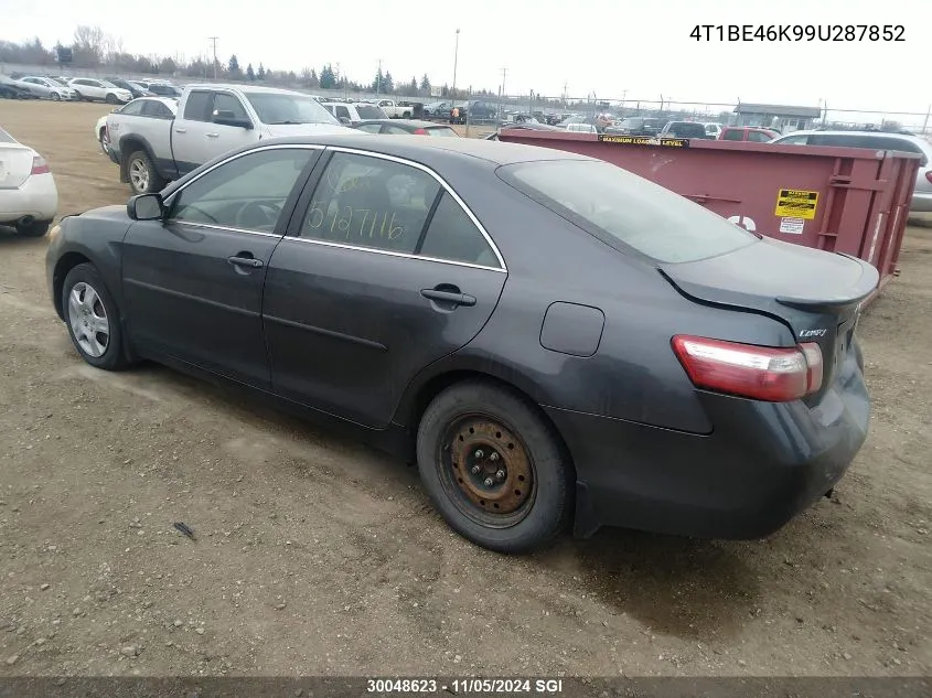 2009 Toyota Camry Se/Le/Xle VIN: 4T1BE46K99U287852 Lot: 30048623