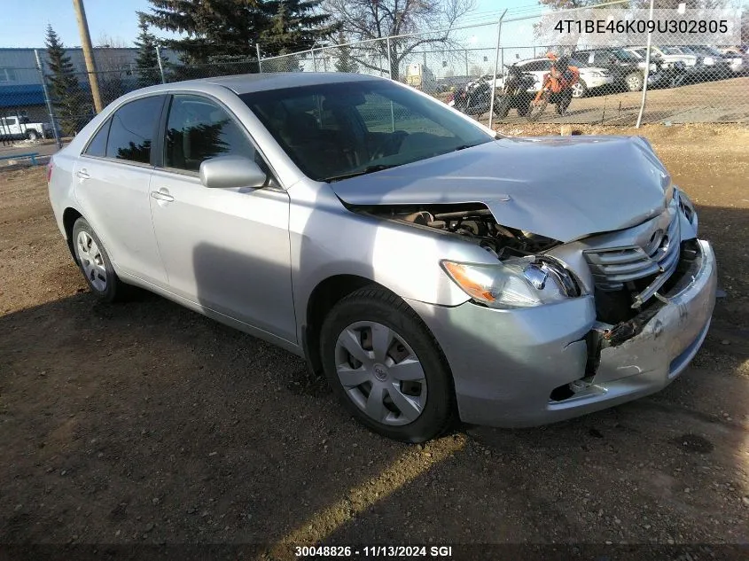 2009 Toyota Camry Se/Le/Xle VIN: 4T1BE46K09U302805 Lot: 30048826