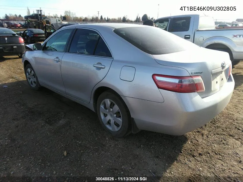 2009 Toyota Camry Se/Le/Xle VIN: 4T1BE46K09U302805 Lot: 30048826