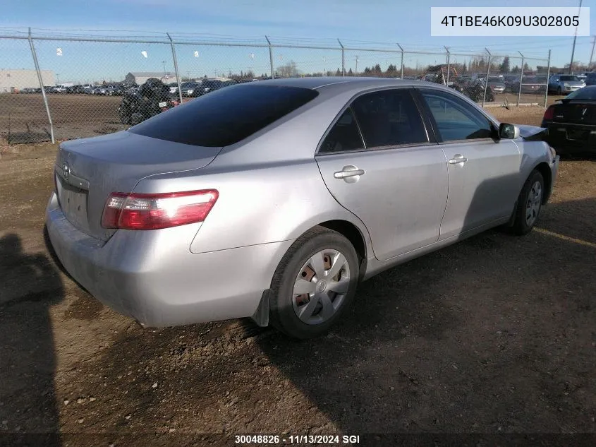 2009 Toyota Camry Se/Le/Xle VIN: 4T1BE46K09U302805 Lot: 30048826