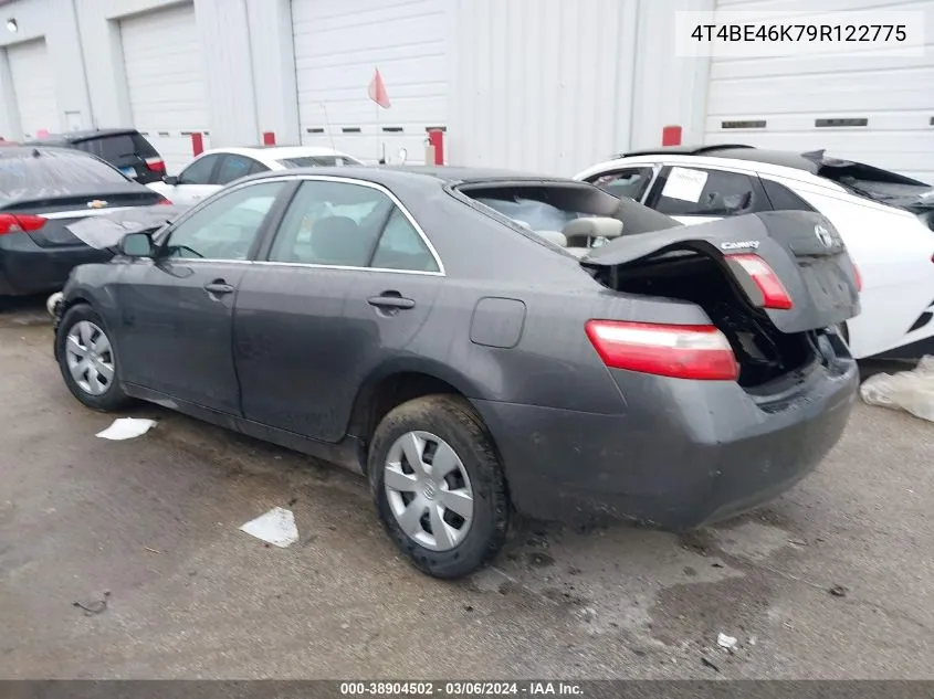 2009 Toyota Camry Le VIN: 4T4BE46K79R122775 Lot: 38904502