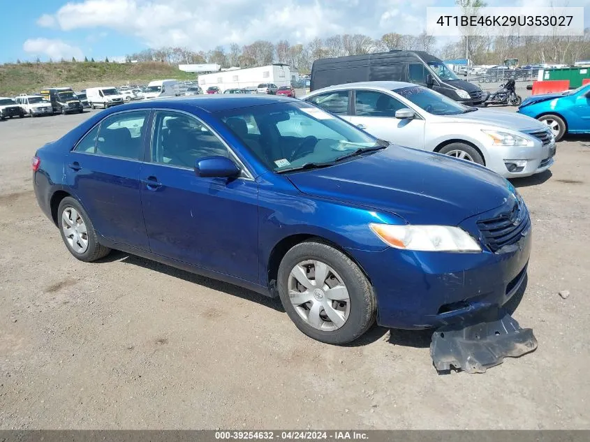 2009 Toyota Camry Le VIN: 4T1BE46K29U353027 Lot: 39254632