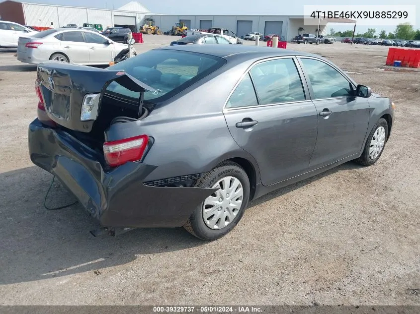 2009 Toyota Camry Le VIN: 4T1BE46KX9U885299 Lot: 39329737