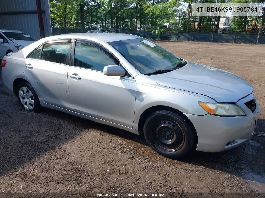 2009 Toyota Camry Le VIN: 4T1BE46K99U905784 Lot: 39353031