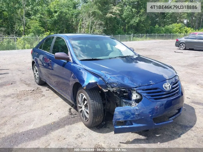 2009 Toyota Camry Le VIN: 4T1BE46K79U318886 Lot: 39450848