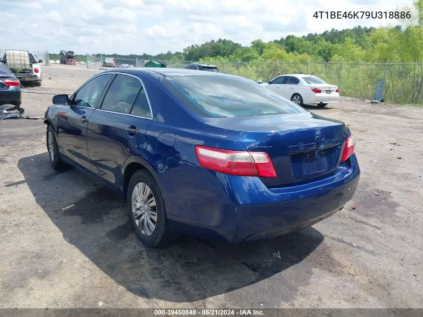 2009 Toyota Camry Le VIN: 4T1BE46K79U318886 Lot: 39450848