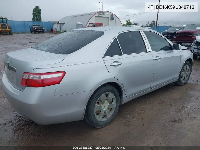 2009 Toyota Camry Le VIN: 4T1BE46K59U348713 Lot: 39486287