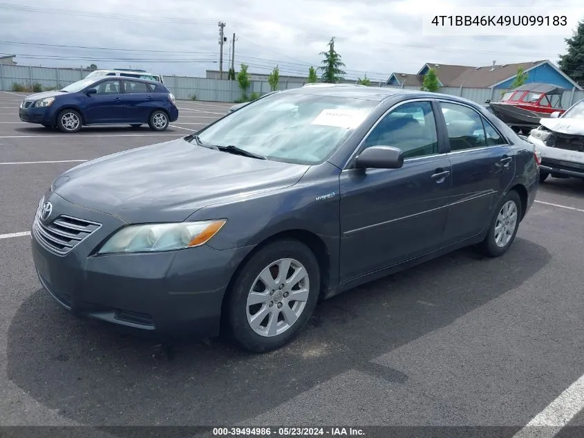 4T1BB46K49U099183 2009 Toyota Camry Hybrid