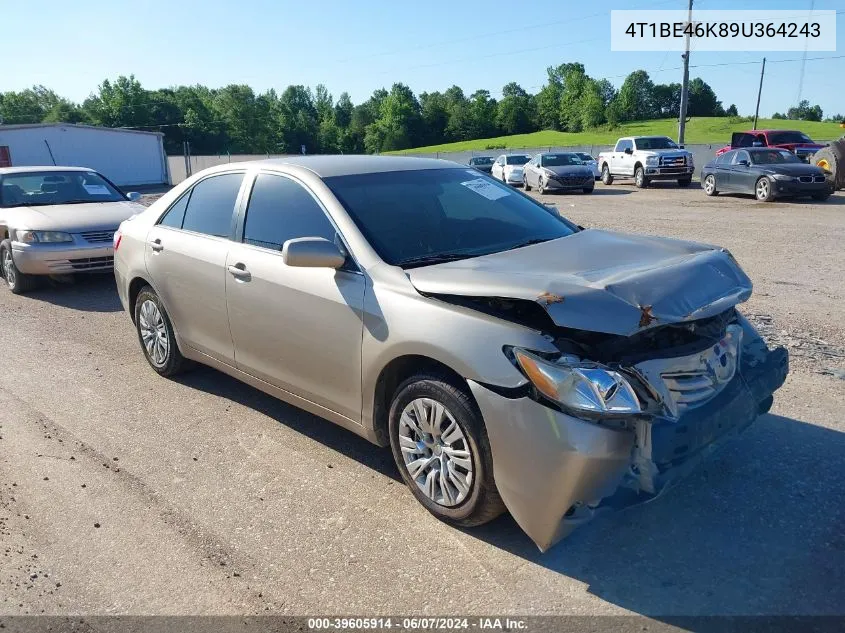 4T1BE46K89U364243 2009 Toyota Camry