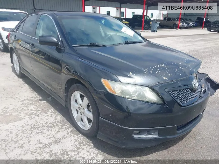 2009 Toyota Camry Se VIN: 4T1BE46K09U885408 Lot: 39635425