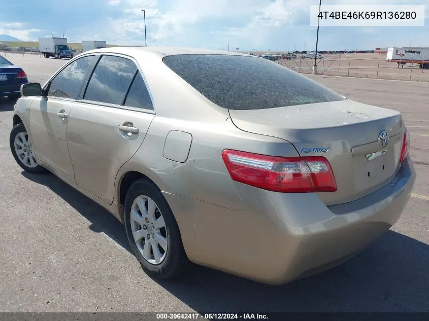 4T4BE46K69R136280 2009 Toyota Camry Xle